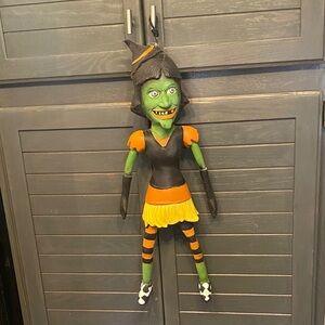 2007 Take One 24" Halloween Witch Rubber Doll Hanging Weird Creepy
Decor
